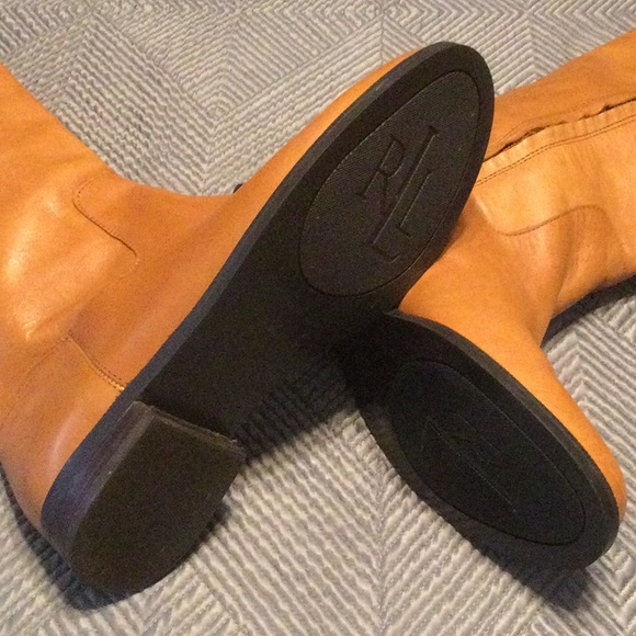 Ralph Lauren 6.5 brown leather boots for women - Picture 8 of 8
